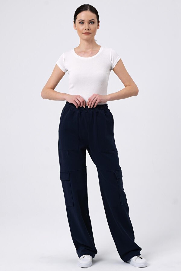 Alexander Gardi ALEXANDERGARDI KARGO CEPLİ GENİŞ PAÇA EŞOFMAN ALTI (B22-14600)