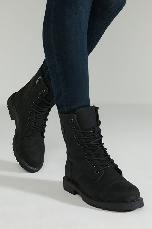 Kinetix Suarez 2Pr Black Man Biker Boots