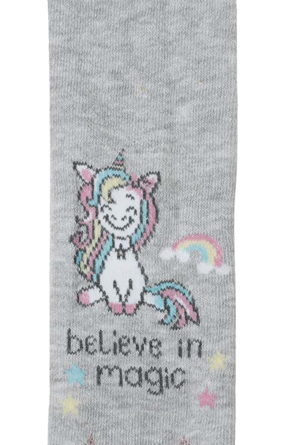 Polaris Rainbow Tights-G 2Pr Серый 013 Дошкольник, Девоч. Колготки
