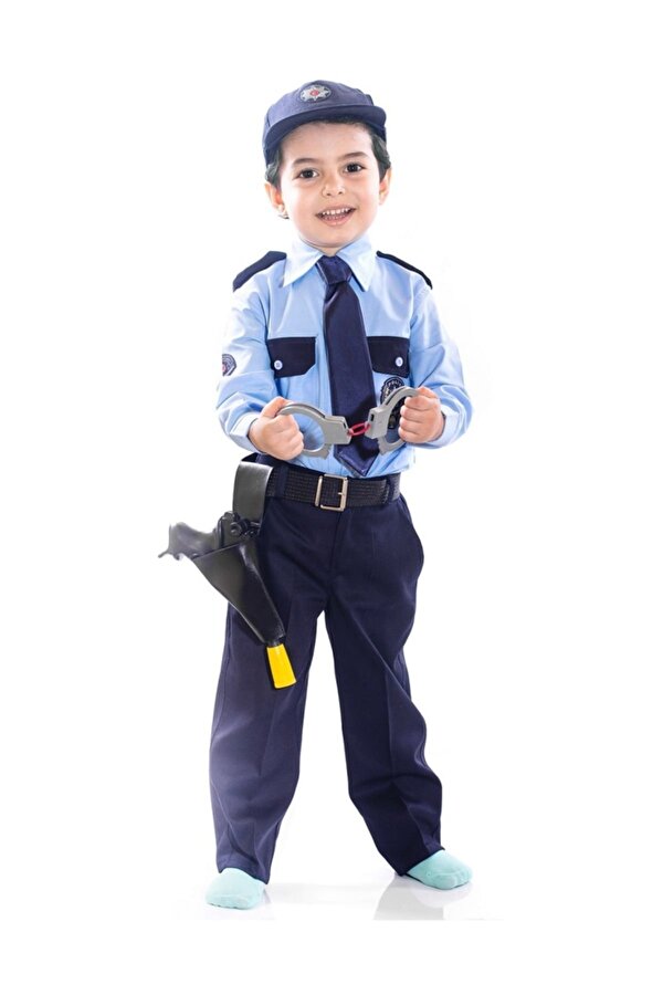Liyavera Polis Kostümü Çocuk Kıyafeti