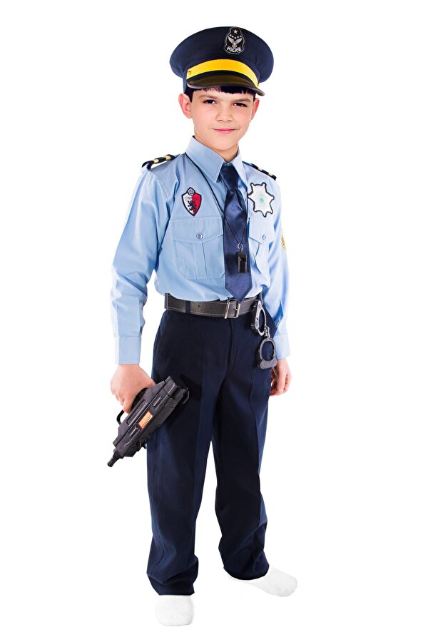 Liyavera Çocuk Yabancı Polis Kostümü Çocuk Yabancı Polis Kıyafeti