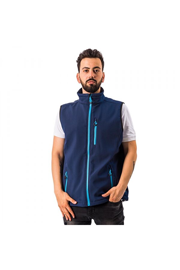 Freecamp Vest Erkek Softshell Yelek-LACİVERT