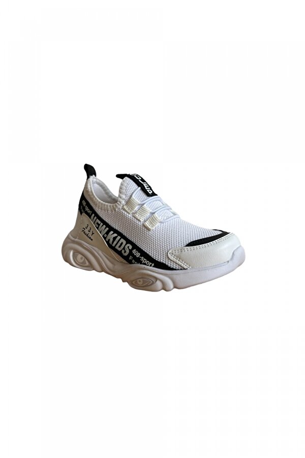Liger Beyaz-Siyah Çocuk Spor Ayakkabı (26-35)