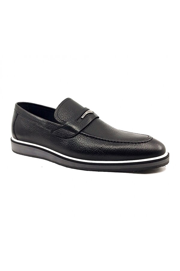 JAMES FRANCO 3992 Siyah Flother Deri  Erkek Ayakkabısı