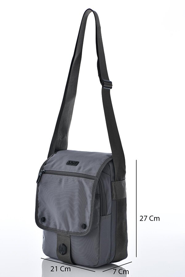 Ççs 31124 Uzun Askılı Çapraz Çanta Gri