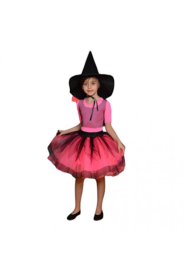 Mashotrend Çingene Cadı Kostümü + Cadı Şapkası - Cadılar Bayramı Kostümü - Halloween Kostüm