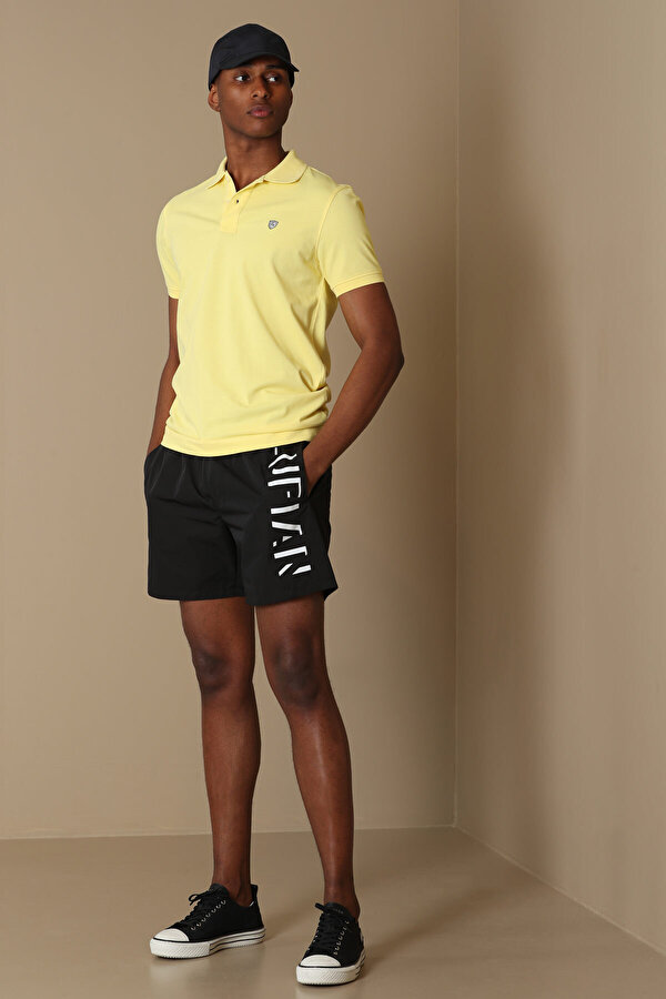 Lufian Erkek Laon Spor Polo Yaka T-Shirt 627111040091 Sarı