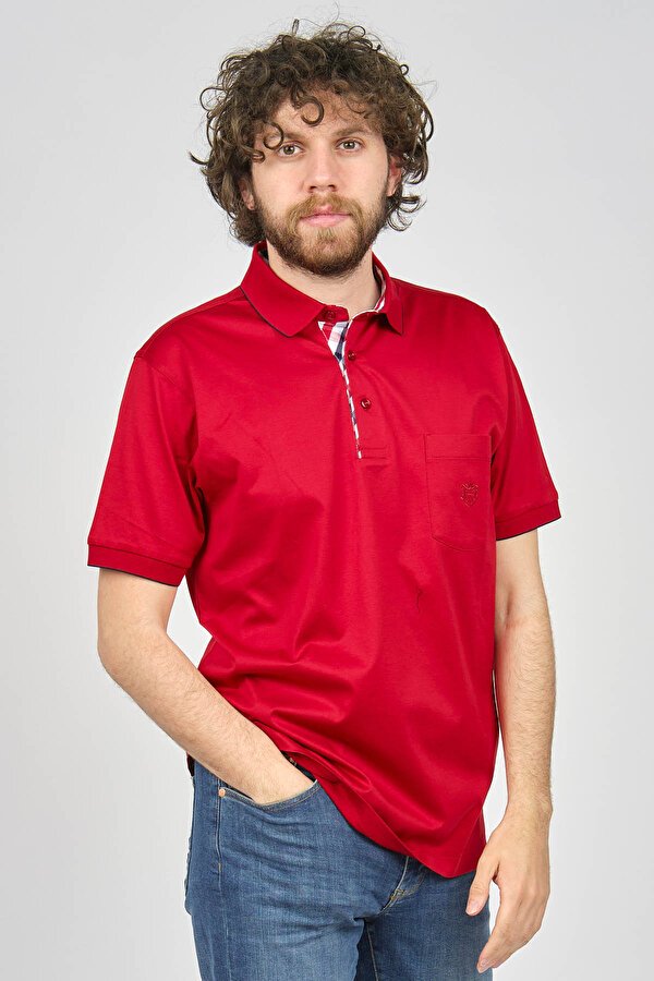 Galante Erkek Cep Detaylı Polo Yaka T-Shirt 07100705 Kırmızı Galante Erkek Cep Detaylı Polo Yaka T-Shirt 07100705 Kırmızı