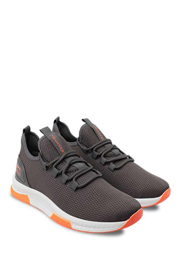 Slazenger AGENDA Sneaker Erkek Ayakkabı Koyu Gri / Turuncu