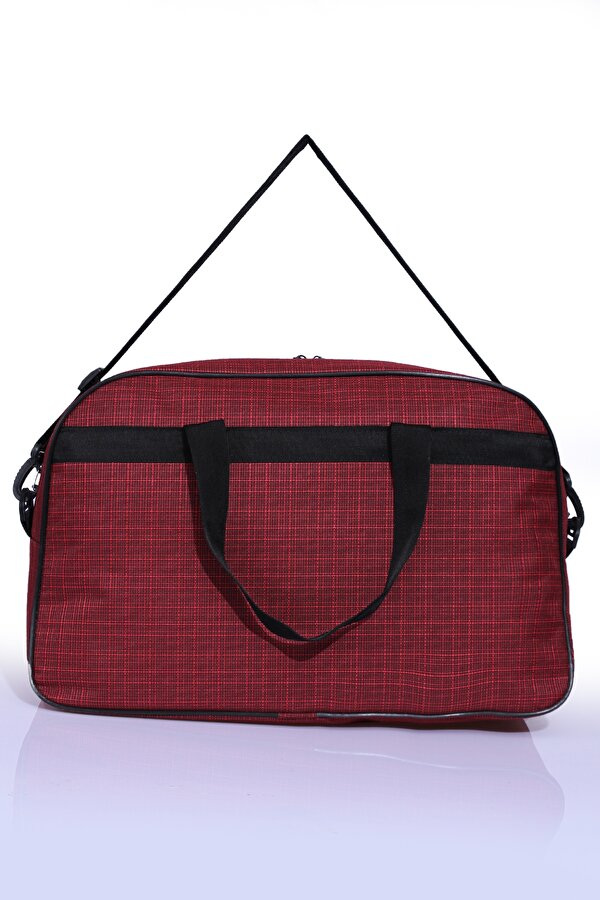 byHAKAN nil-01 UNISEX HAVLU KUMAŞ HOSTES VALİZ SEYAHAT TATİL SPOR HASTANE ÇOK GÖZLÜ EL VE OMUZ ÇANTASI KABİN BOY BORDO