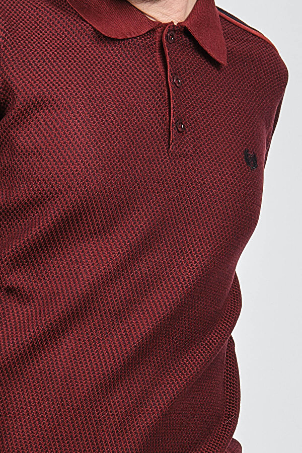 Pelikan Erkek Polo Yaka Kazak 1577412 Kırmızı