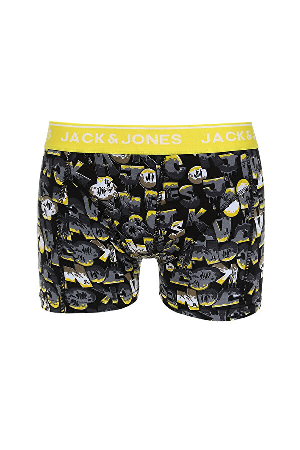 Jack & Jones Erkek Jaclittle Trunks Desenli Boxer 63412225697 Sarı