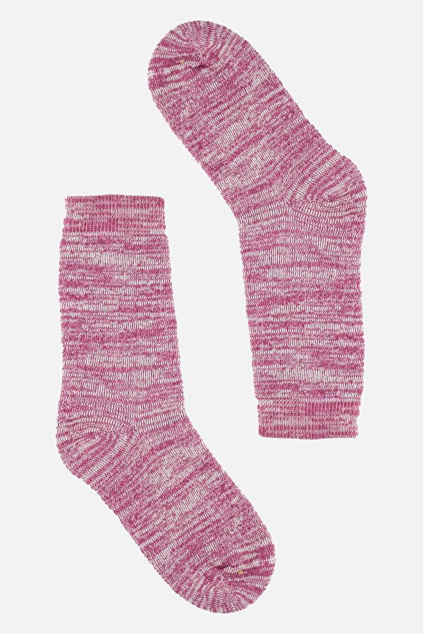 Socksmax Kadın Pamuklu Kışlık Desenli Havlu Çorap - SS-1630-D10
