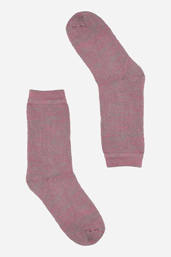 Socksmax Kadın Pamuklu Kışlık Desenli Havlu Çorap - SS-1630-D19