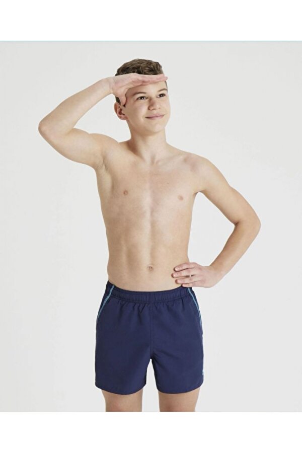 Arena Boys' Beach Boxer Solid Erkek Çocuk Yüzücü Mayosu Lacivert 005265780