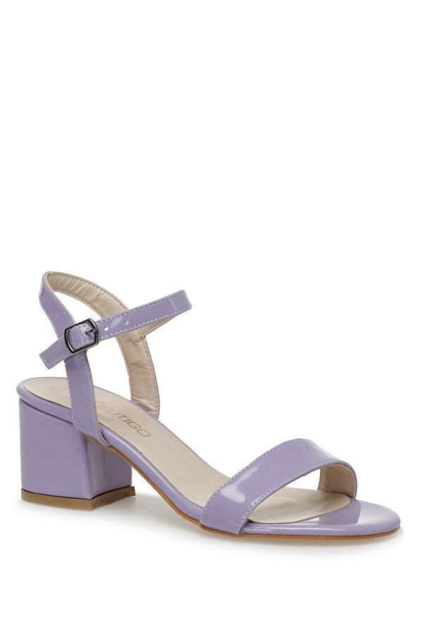 Butigo JONY 3FX Lila Kadın Topuklu Sandalet