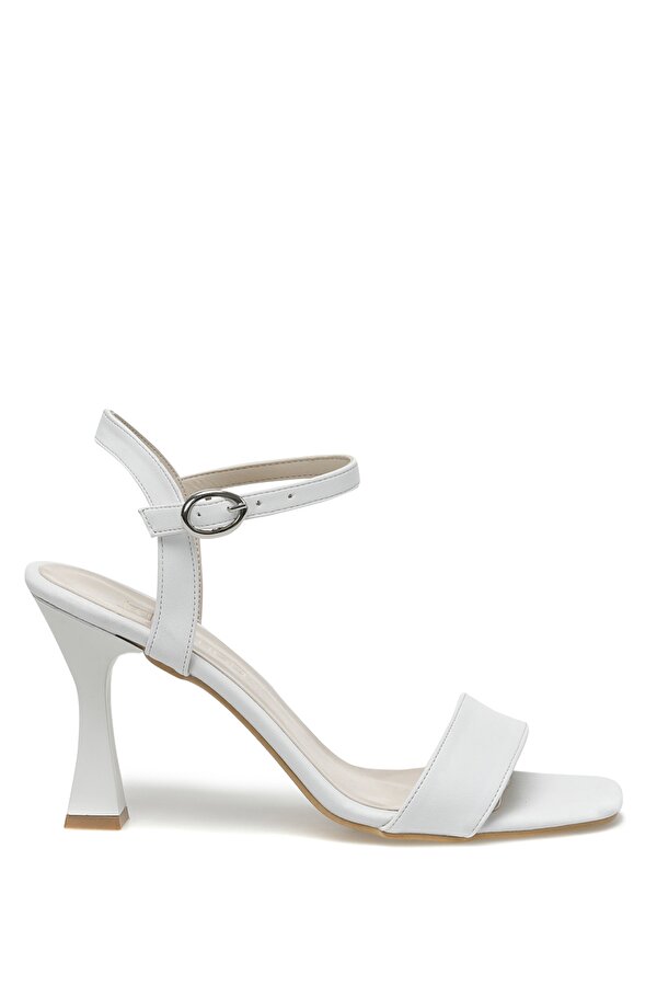 Butigo FULYA 3FX Beyaz Kadın Topuklu Sandalet