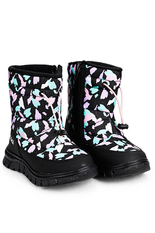 Kiko Kids Viscon Fermuarlı Kız/Erkek Çocuk Kar Bot Ayakkabı Lila NF8953