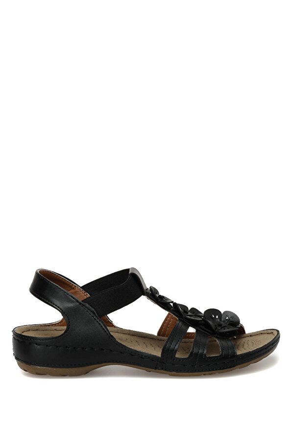Polaris 157362.Z3FX Siyah Kadın Comfort Sandalet