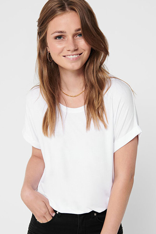 Only Bayan T Shirt 15106662 BEYAZ