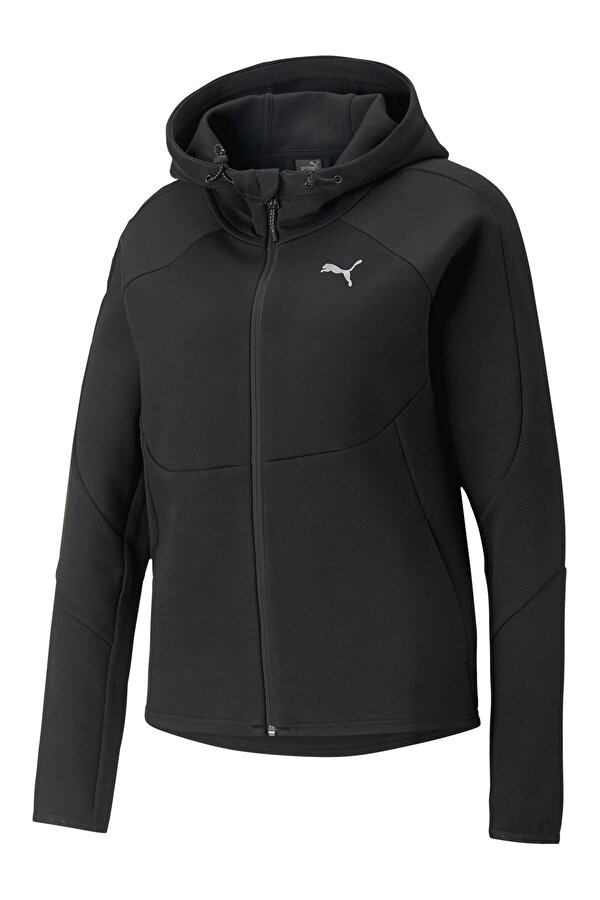 Puma EVOSTRIPE Full-Zip Hoodie Siyah Kadın Sweatshirt RA8914