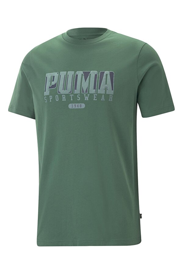 Puma GRAPHICS Retro Tee Yeşil Erkek Kısa Kol T-Shirt IV7755