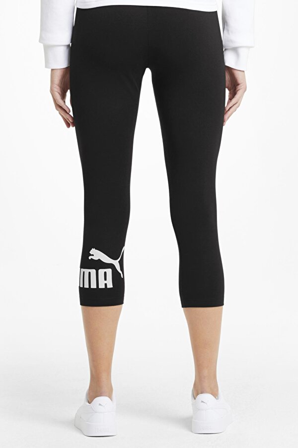 Puma ESS 3/4 Logo Leggings Siyah Kadın Tayt RA7618