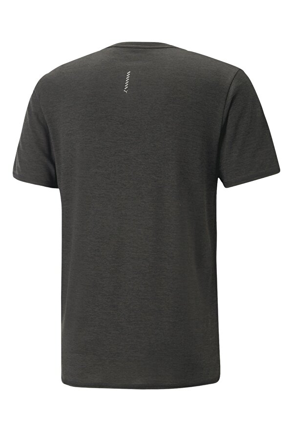 Puma RUN FAVORITE HEATHER TEE Siyah Erkek Kısa Kol T-Shirt