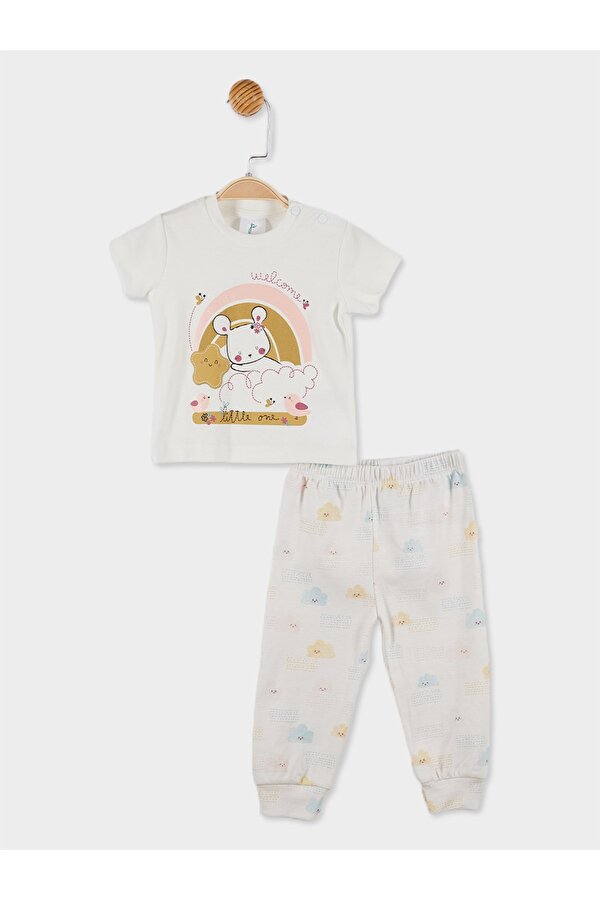 Panolino Kız Bebek Baskılı Pijama Takımı 20762