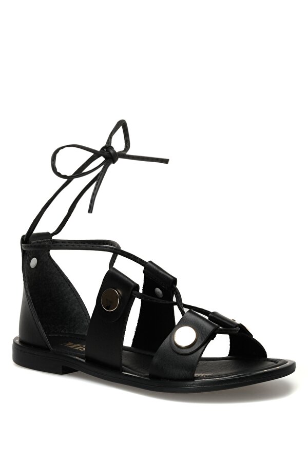Miss F Ds20093 3Fx Черный Женщина Плоские Сандалии