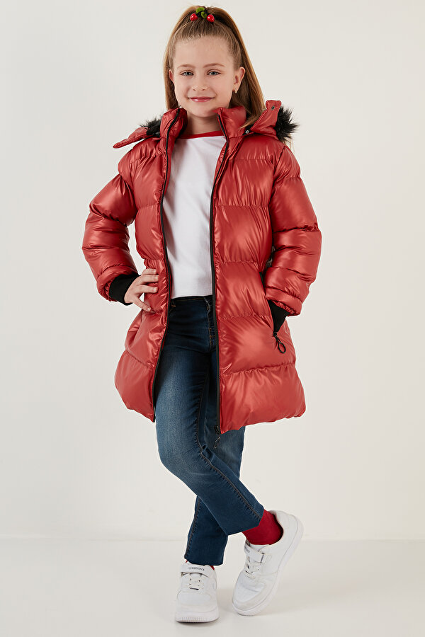 Lela Kız Çocuk Mont 5761908 KIRMIZI