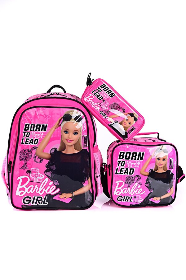 Barbie 41265 Lisanslı Okul Sırt Çantası 3'Lü Set
