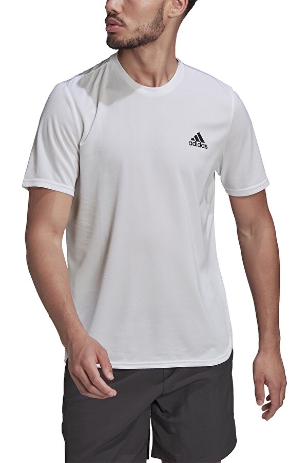 adidas D4M TEE Beyaz Erkek Kısa Kol T-Shirt
