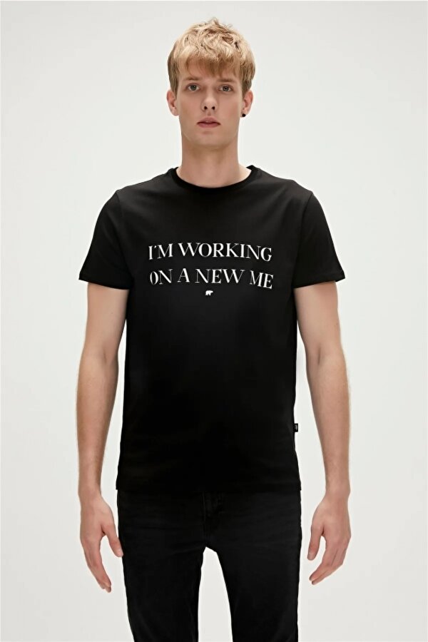 Bad Bear Persona Erkek T-shirt Siyah 23.01.07.013 Siyah