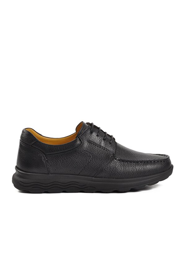 Dr.Flexer Dr Flexer 603010 Siyah Kırışık Hakiki Deri Erkek Comfort Ayakkabı