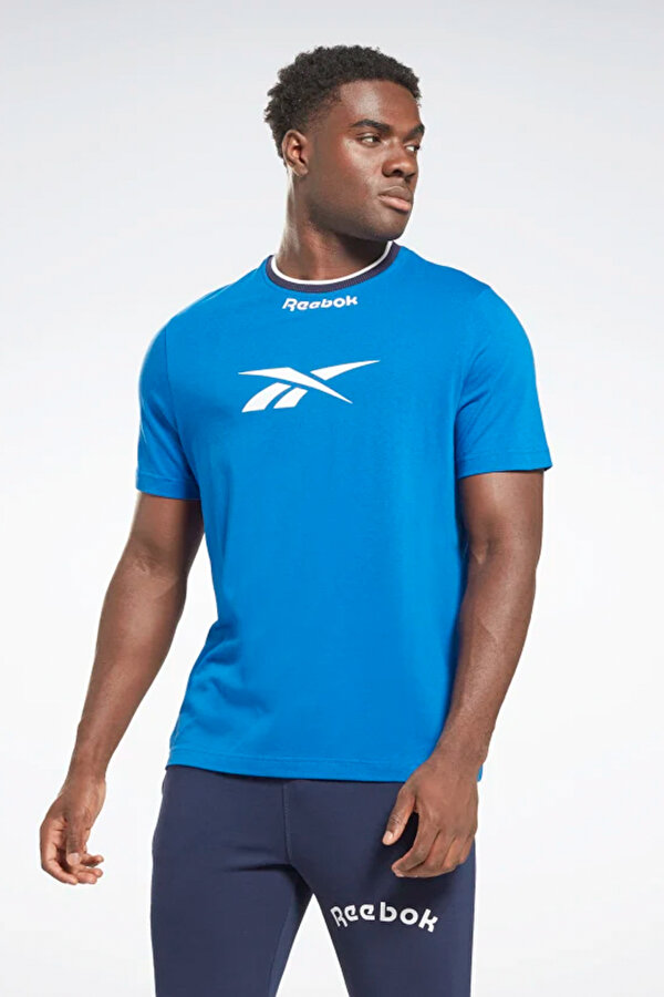 Reebok RI Arch Logo Vector Mavi Erkek Kısa Kol T-Shirt