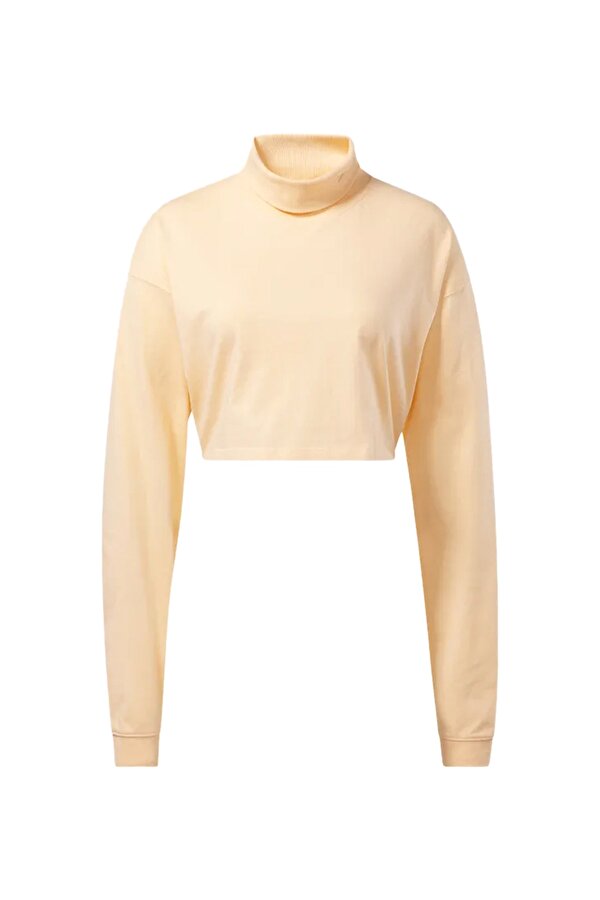 Reebok CL WDE COTTON LONGS Somon Kadın Uzun Kol T-Shirt