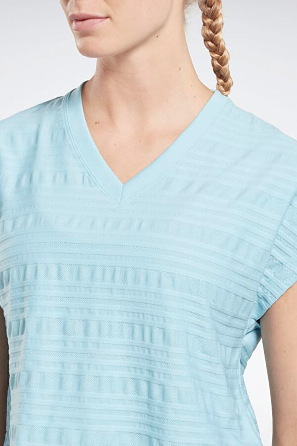 Reebok Perforated Tee BLUE Woman 054