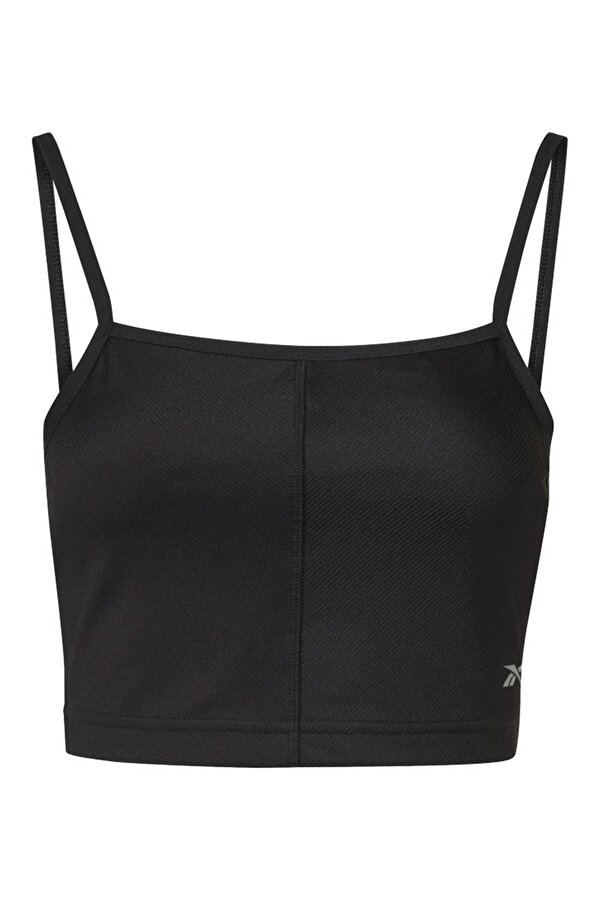 Reebok YOGA RIB CROP Siyah Kadın Atlet