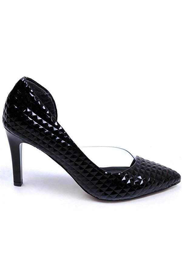 Ustalar Ayakkabı Siyah Rugan Kadın Stiletto Ayakkabı 524.653