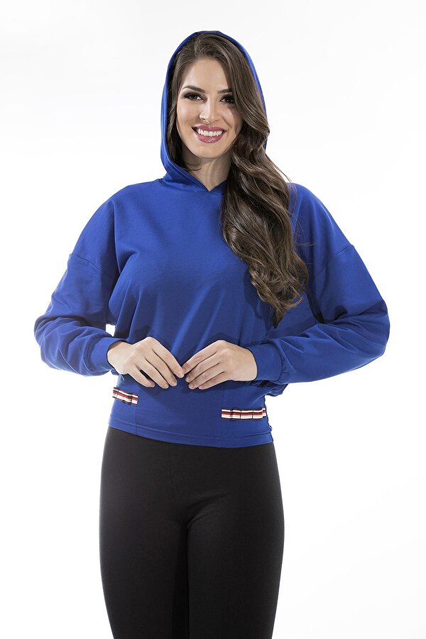 ALEXANDERGARDI KAPÜŞONLU BEL DETAYLI SWEATSHIRT (B20-16790)