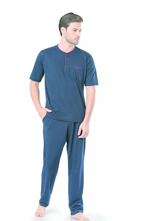 Pierre Cardin Erkek Kısa Kollu Penye Pijama QR7332
