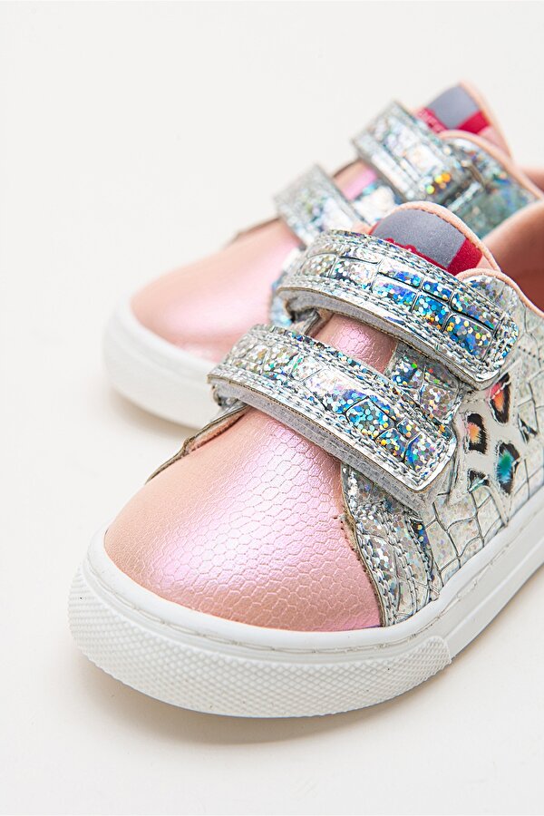 Minipicco Kız Cocuk Pudra Sneaker Ayakkabı