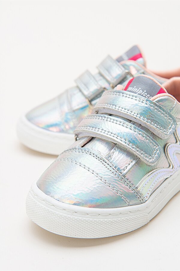 Minipicco Kız Cocuk Gümüş Sneaker Ayakkabı