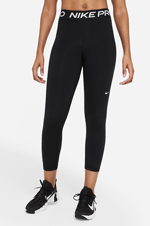 Nike W NP 365 TIGHT CROP Siyah Kadın Tayt