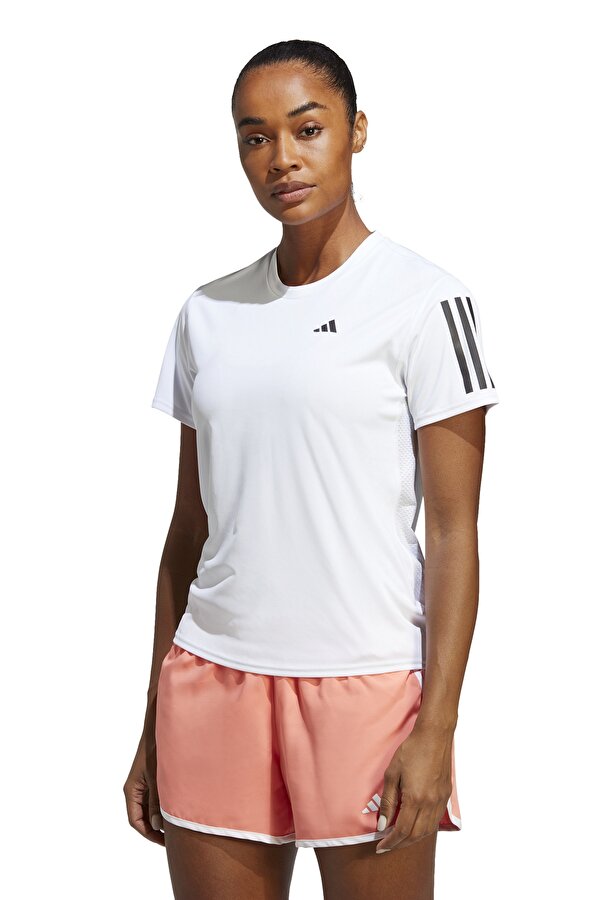 adidas OWN THE RUN TEE Beyaz Kadın Kısa Kol T-Shirt