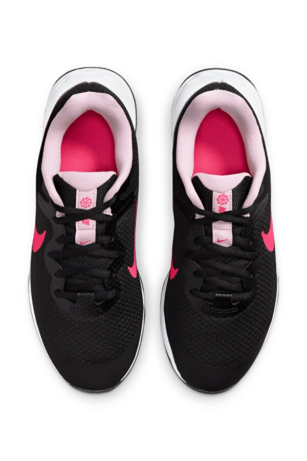 Nike Revolution 6 Nn (Gs) Черный Женщина Кроссовки Для Бега