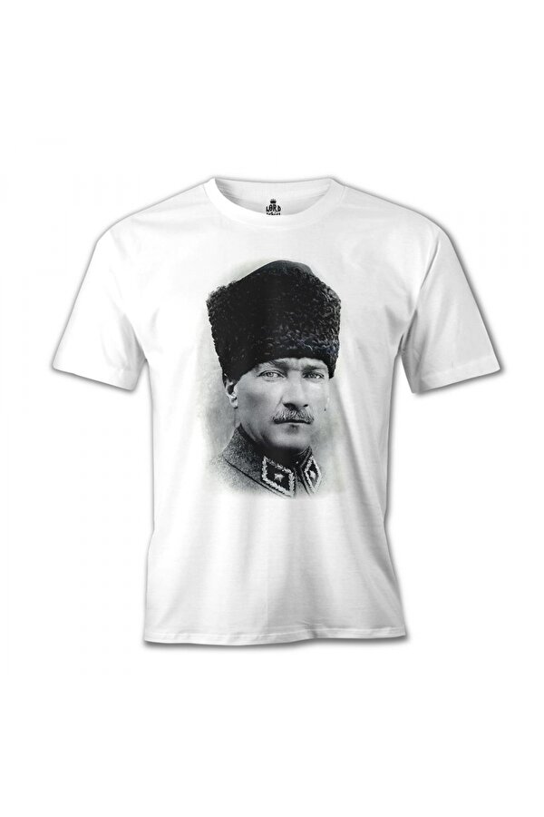 Lord T-Shirt Atatürk Beyaz Erkek Tshirt