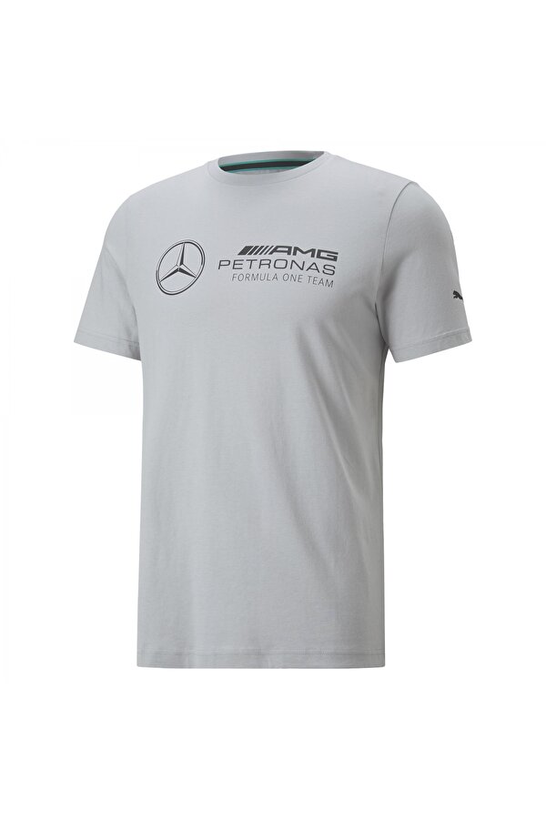 Puma 536447-02 MAPF1 ESS Logo Tee Mercedes Team Silver Erkek T-Shirt