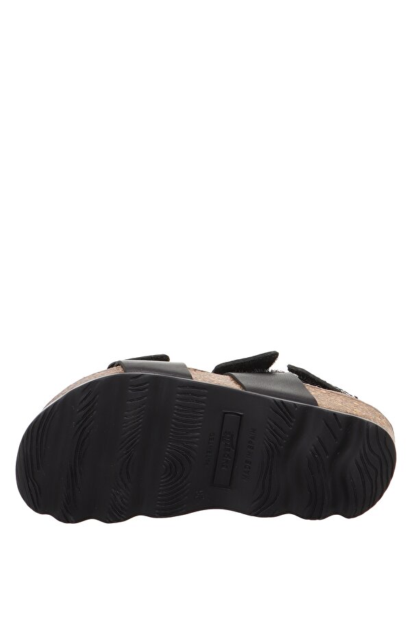 SUPERFİT Superfit 1-000133-0000 Siyah Kız Çocuk Düz Sandalet